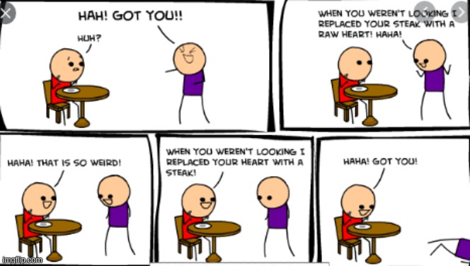 steak and hearts | image tagged in comics/cartoons | made w/ Imgflip meme maker