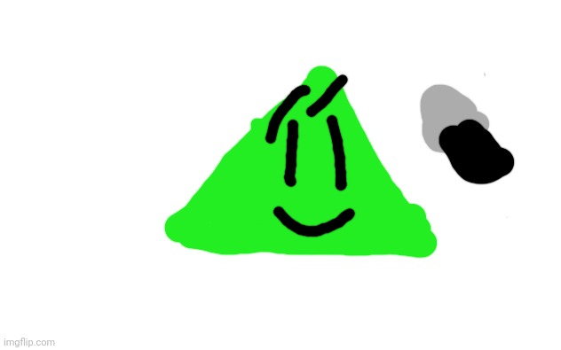 New Lime the Triangle fnf sprite! Should go over: Hex, Sarvente Phase 1, Roblox Noob | image tagged in white screen | made w/ Imgflip meme maker