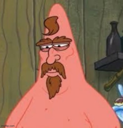 patrick with plastic surgery | image tagged in memes,wtf,spongebob | made w/ Imgflip meme maker