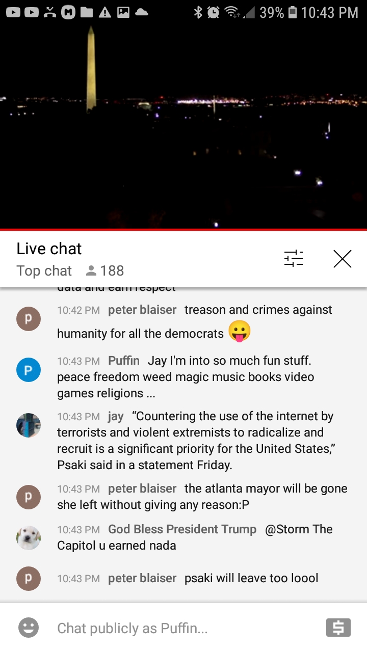 Puffin vs EarthTV Livechat terrorists 5-7-21 227 Blank Meme Template