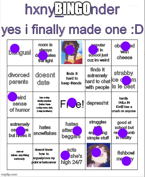 BINGO | made w/ Imgflip meme maker