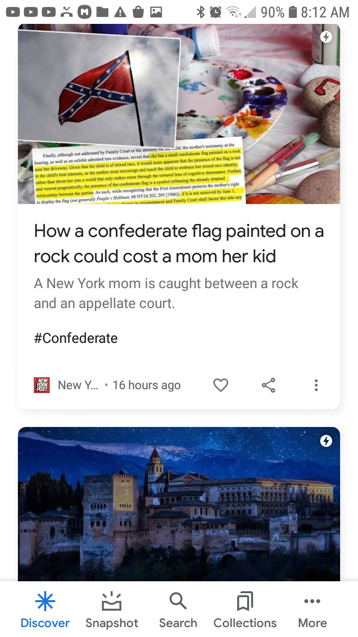 High Quality Racism is Bad Parenting Confederate Rock Skyline News Duo Blank Meme Template