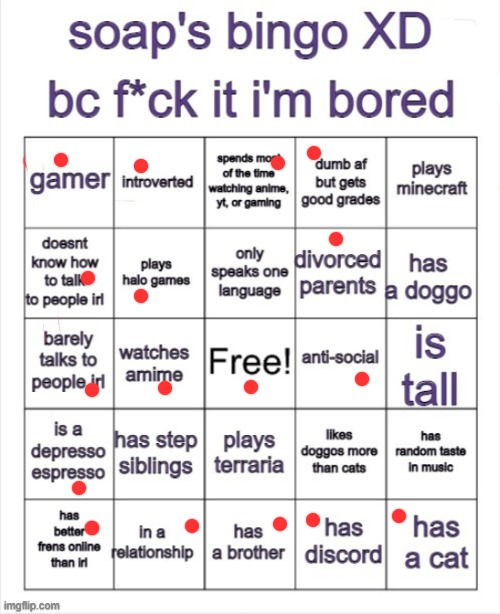 bingo | made w/ Imgflip meme maker