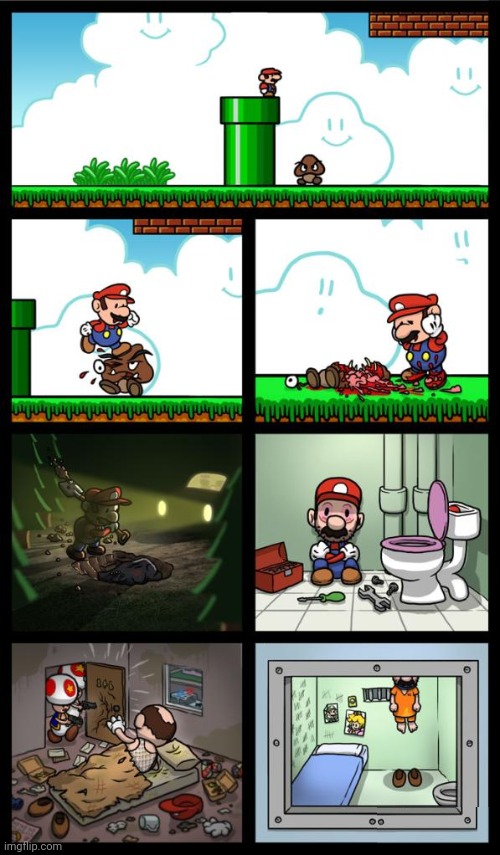 MARIO, IN THE REAL WORLD | image tagged in super mario bros,super mario,comics/cartoons | made w/ Imgflip meme maker