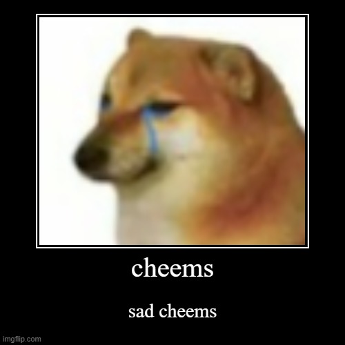 oof | cheems | sad cheems | image tagged in funny,demotivationals,cheems,buff doge vs crying cheems | made w/ Imgflip demotivational maker