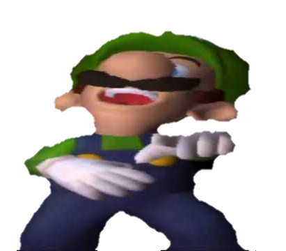 Luigi Laughing Blank Meme Template