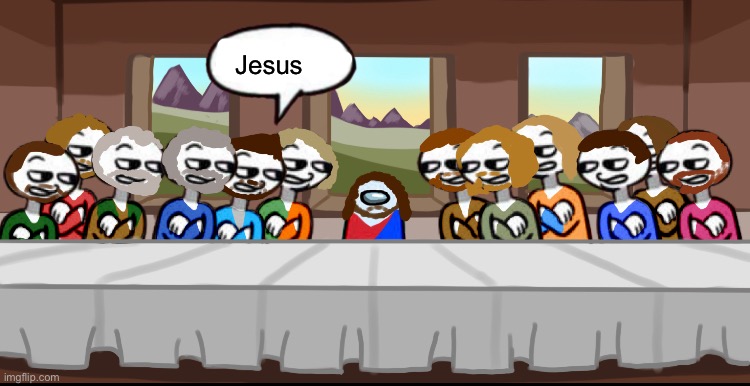 Sus | Jesus | image tagged in jesus,among us | made w/ Imgflip meme maker