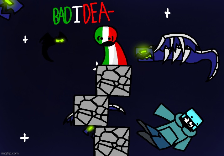 True story about what happened in Minecraft (ft. Boi). | made w/ Imgflip meme maker