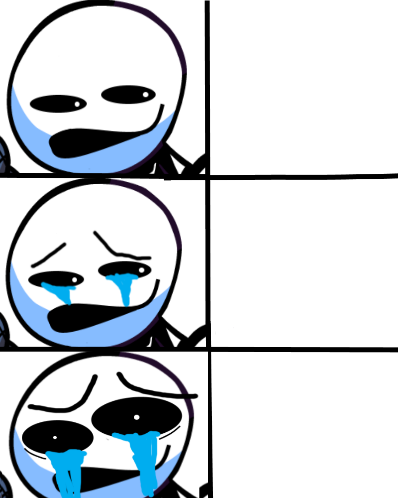 High Quality crying skid Blank Meme Template