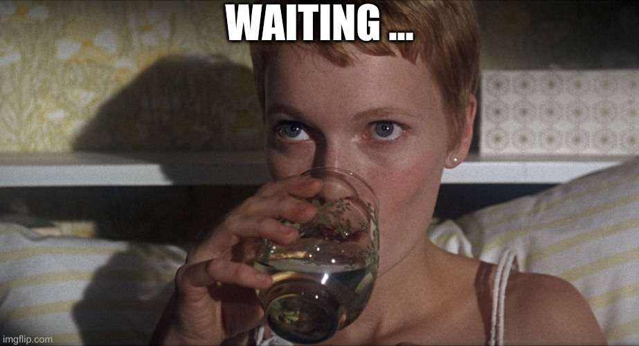 Rosemary | WAITING ... | image tagged in rosemary | made w/ Imgflip meme maker