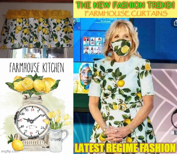 FARMHOUSE CURTAINS; THE NEW FASHION TREND! LATEST REGIME FASHION | made w/ Imgflip meme maker