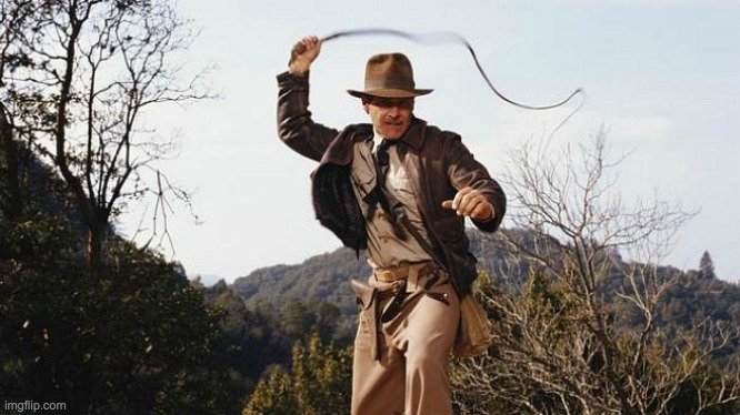 Indiana Jones Whip | image tagged in indiana jones whip | made w/ Imgflip meme maker