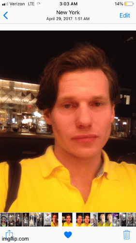 Mellow Yellow | image tagged in mellow yellow,april 2017,new york city,brian einersen | made w/ Imgflip images-to-gif maker