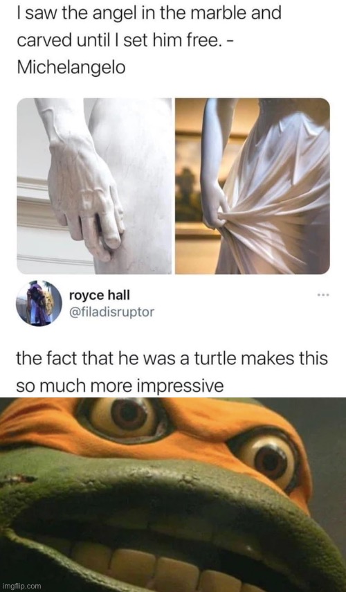 Cowabunga it is | image tagged in michelangelo quote,michelangelo cowabunga it it then,teenage mutant ninja turtles,quotes,quote,wot | made w/ Imgflip meme maker
