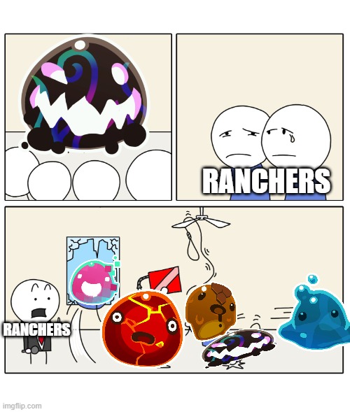 Tarr | RANCHERS; RANCHERS | image tagged in suicide team | made w/ Imgflip meme maker