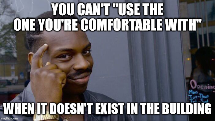 Roll Safe Think About It Meme | YOU CAN'T "USE THE ONE YOU'RE COMFORTABLE WITH"; WHEN IT DOESN'T EXIST IN THE BUILDING | image tagged in memes,roll safe think about it,restroom,public restrooms | made w/ Imgflip meme maker