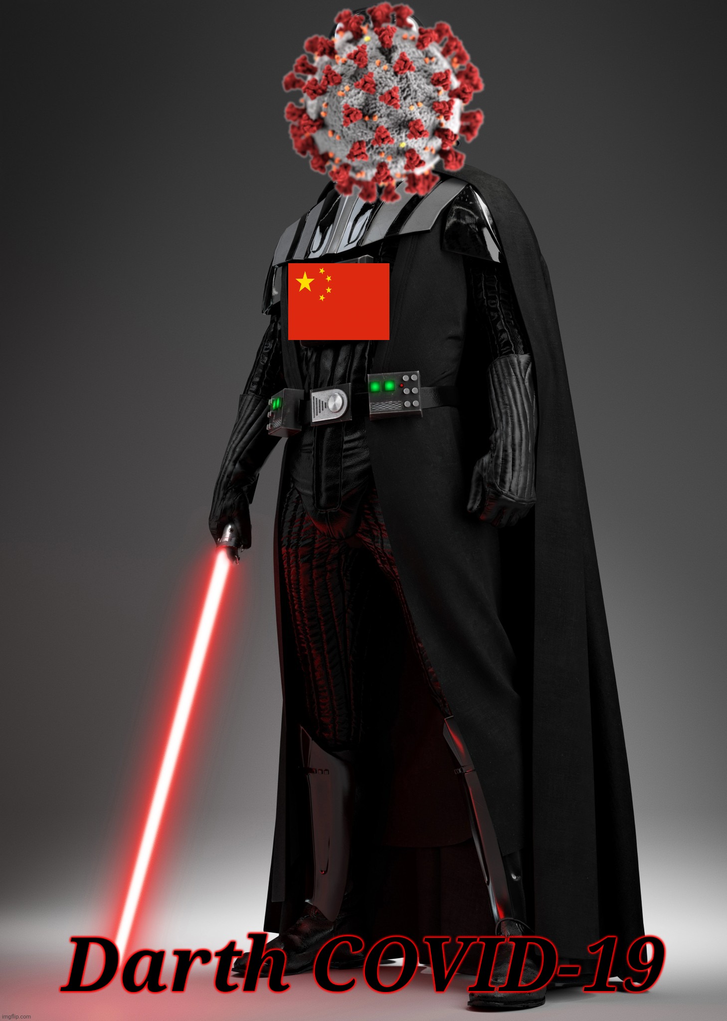 If COVID-19 was a Star Wars character | Darth COVID-19 | image tagged in covid-19,coronavirus,star wars,memes | made w/ Imgflip meme maker