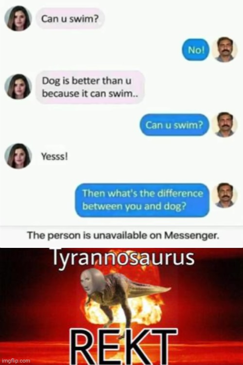 That must have hurt | image tagged in rekt w/text,funny,memes,apply cold water to burned area,barney will eat all of your delectable biscuits | made w/ Imgflip meme maker