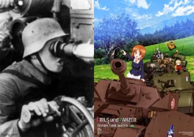 good stuff | image tagged in german tank gunner pog,memes,girls und panzer | made w/ Imgflip meme maker