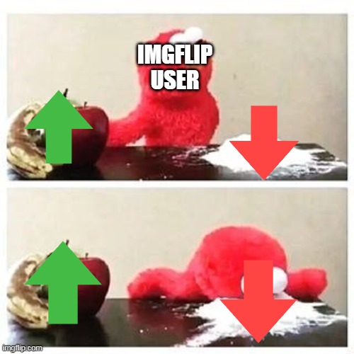LOL | IMGFLIP USER | image tagged in elmo cocaine,meme,imgflip | made w/ Imgflip meme maker