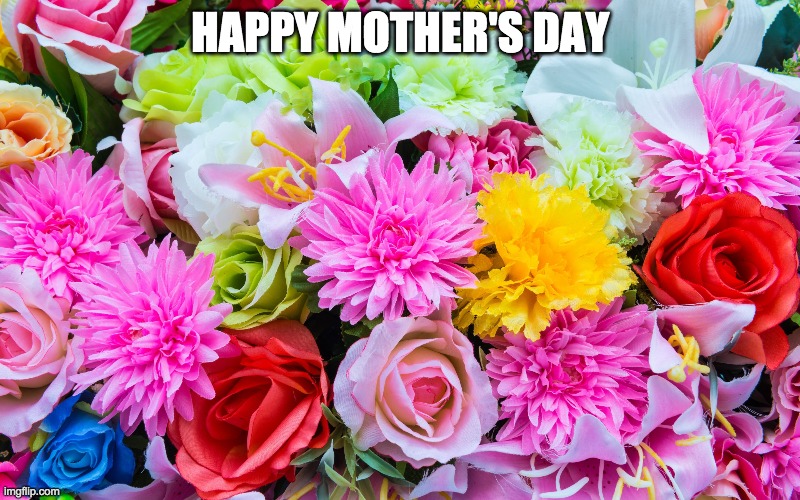 flowers | HAPPY MOTHER'S DAY | image tagged in fun | made w/ Imgflip meme maker