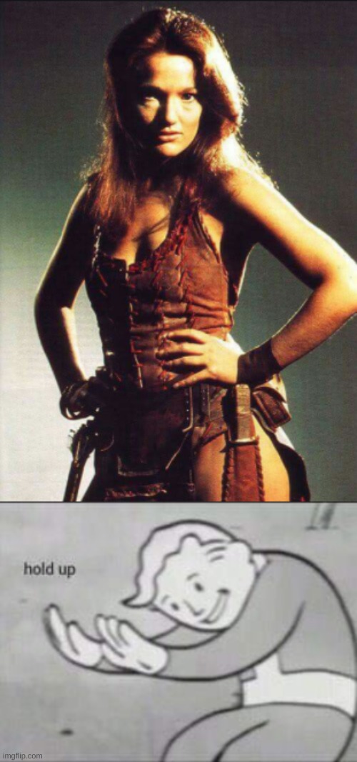 image tagged in leela doctor who,fallout hold up | made w/ Imgflip meme maker