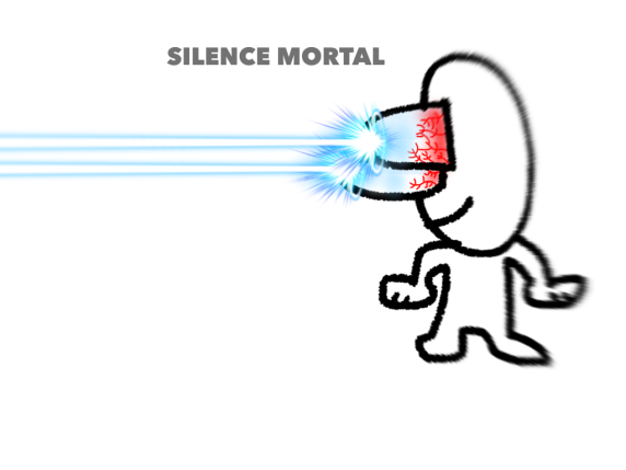 silence mortal Blank Meme Template