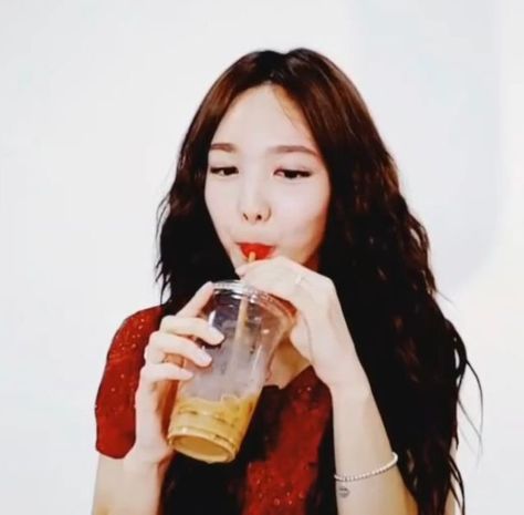 High Quality Nayeon drinking juice Blank Meme Template