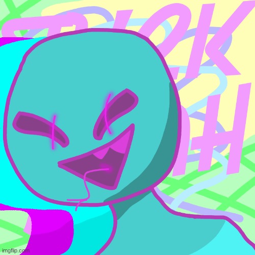 HELLYEAH (eyestrain warning) | image tagged in neon,eyestrain,drawing,art | made w/ Imgflip meme maker