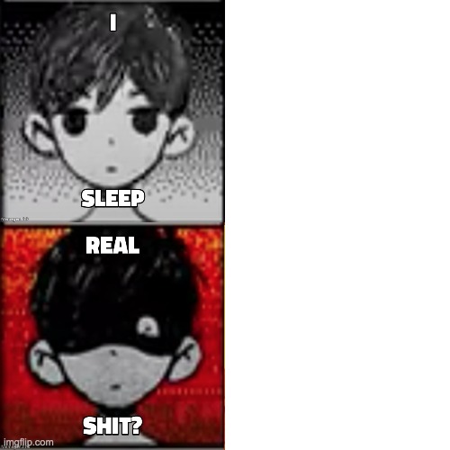 Omori Template for people who like omori | image tagged in drake hotline bling,custom template | made w/ Imgflip meme maker