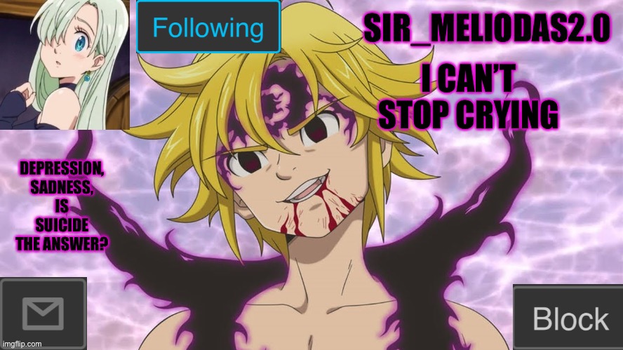 Sir_Meliodas2.0 Announcement Template | I CAN’T STOP CRYING | image tagged in sir_meliodas2 0 announcement template,disney killed star wars,star wars kills disney,resident evil | made w/ Imgflip meme maker