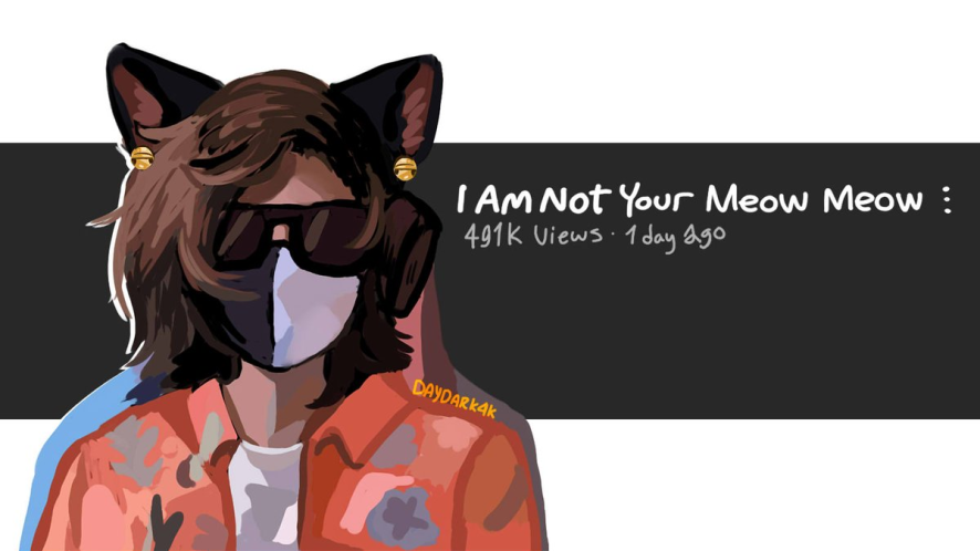 High Quality I am not you meow Meow ranboo Blank Meme Template