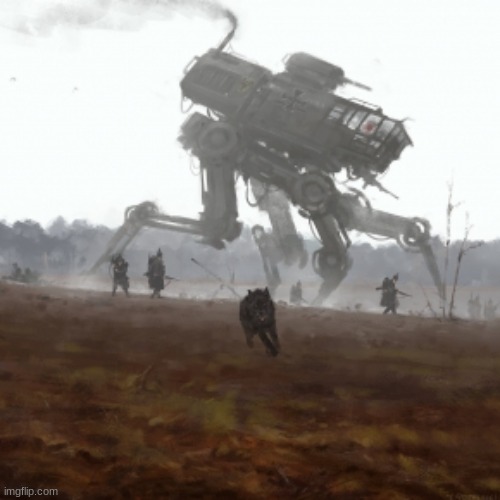 new mech design quad walkers. | image tagged in crusader | made w/ Imgflip meme maker