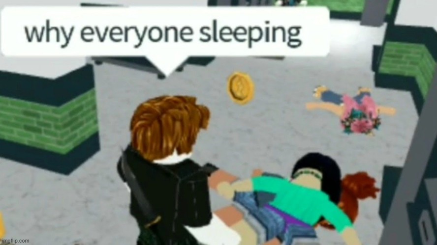 O there not sleeping young one | image tagged in barney will eat all of your delectable biscuits,funny,lol,die,oof | made w/ Imgflip meme maker