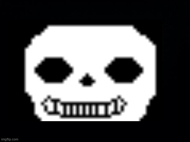 sans head i made | image tagged in nose | made w/ Imgflip meme maker
