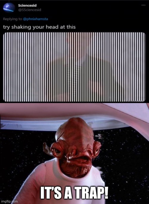 IT’S A TRAP! | image tagged in mondays its a trap | made w/ Imgflip meme maker