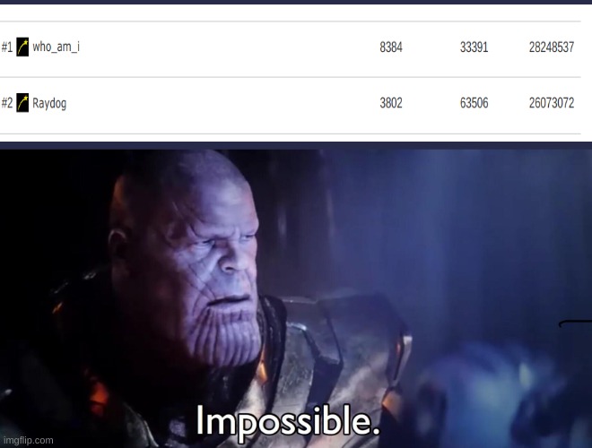 you took his spot | image tagged in thanos impossible,one does not simply,bad luck brian | made w/ Imgflip meme maker