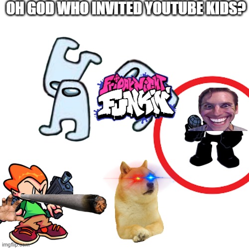 youtube kids be like | OH GOD WHO INVITED YOUTUBE KIDS? | image tagged in not fun,youtube kids be like | made w/ Imgflip meme maker