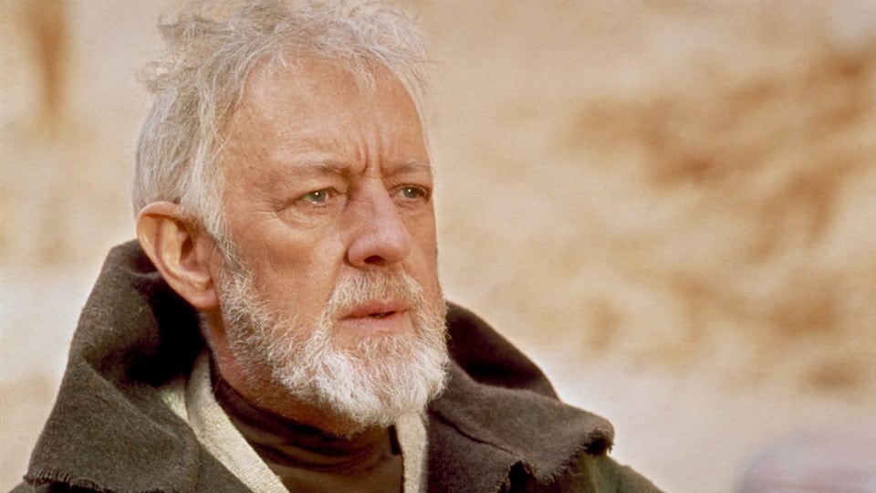 High Quality Obi-Wan-Kenobi looking thoughtful Blank Meme Template