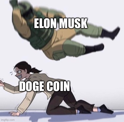 SNL be like | ELON MUSK; DOGE COIN | image tagged in fuse the hostage | made w/ Imgflip meme maker