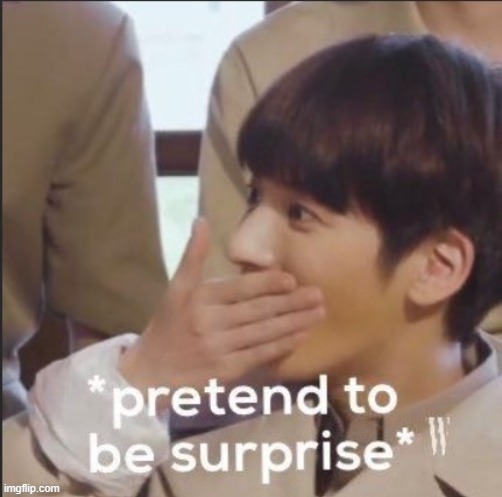 fake suprised jungkook | image tagged in fake suprised jungkook | made w/ Imgflip meme maker