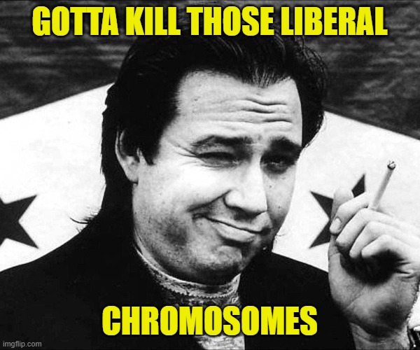 GOTTA KILL THOSE LIBERAL CHROMOSOMES | made w/ Imgflip meme maker