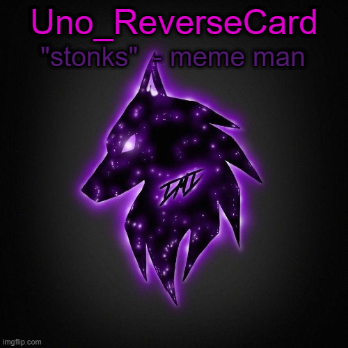 Uno reverse card announcement template (wold edition) Blank Meme Template
