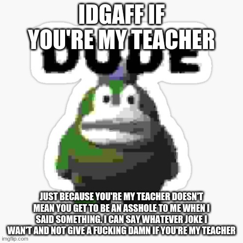 made w/ Imgflip meme maker