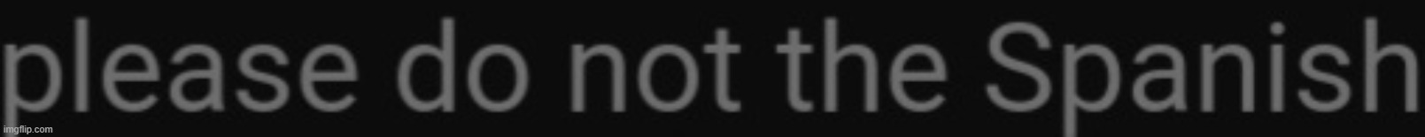 Please do not the Spanish | image tagged in please do not the spanish | made w/ Imgflip meme maker