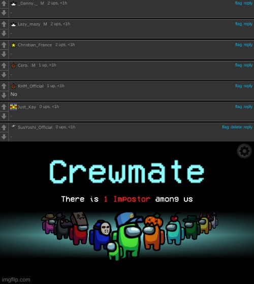 image tagged in among us crewmate | made w/ Imgflip meme maker