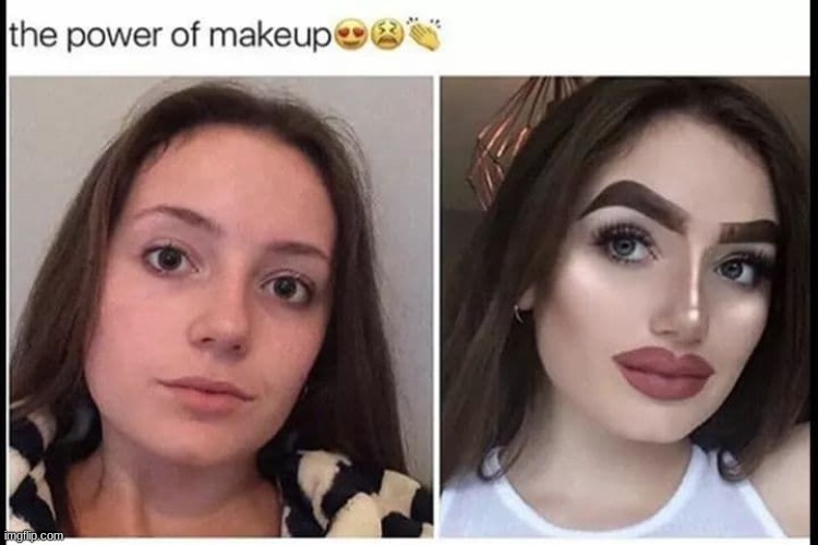 kvælende Gøre klart Fremskridt Cringe_Contest too much makeup Memes & GIFs - Imgflip