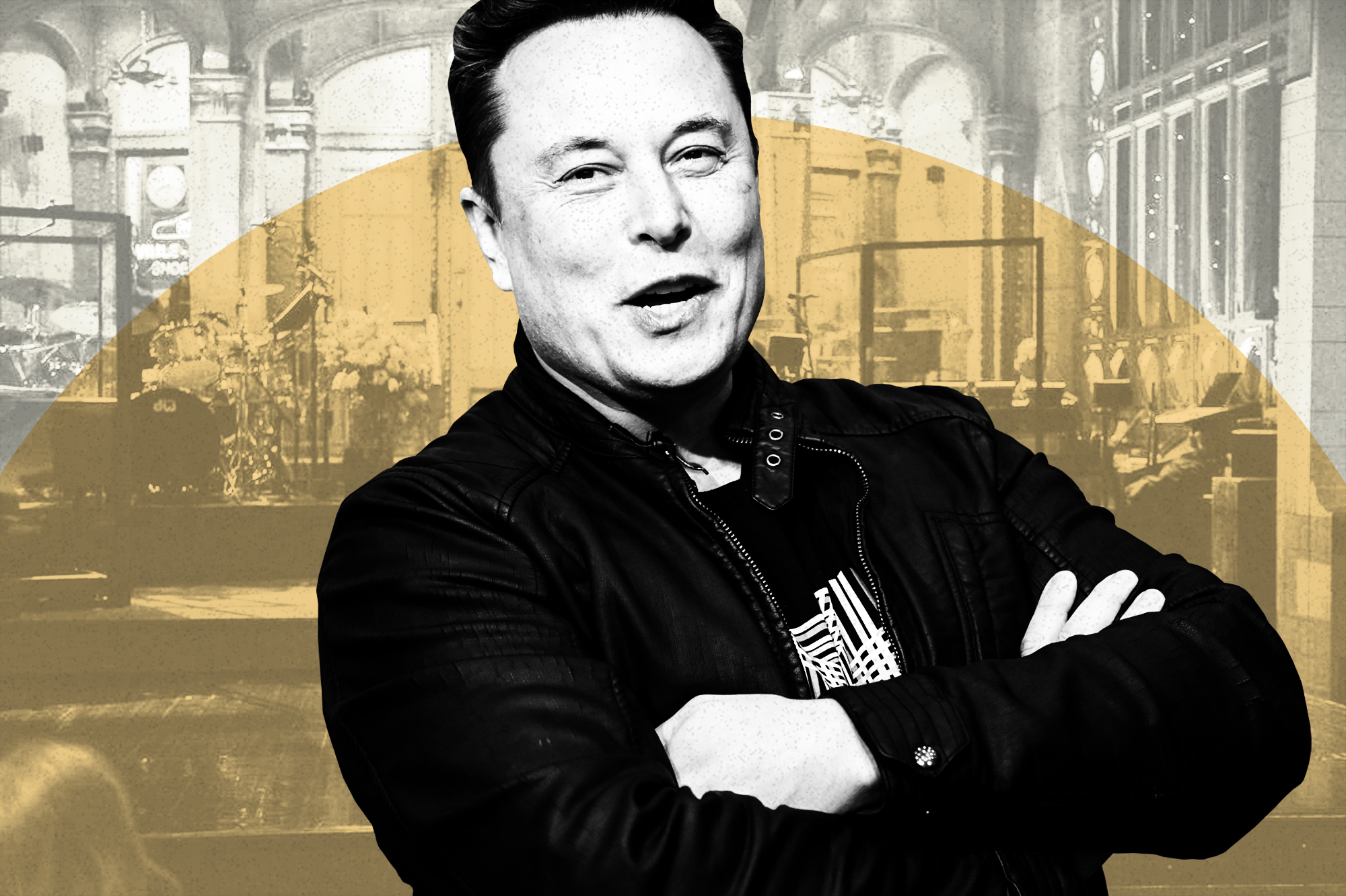 Elon Musk smug Blank Meme Template