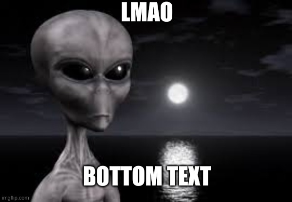 ayy lmao | LMAO BOTTOM TEXT | image tagged in ayy lmao | made w/ Imgflip meme maker