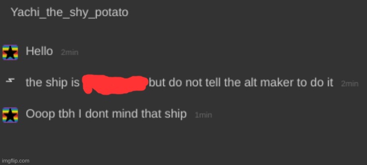 CENSORED DUE TO ASKING | made w/ Imgflip meme maker